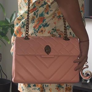 Kurt Geiger Pink Salmon Purse Crossbody